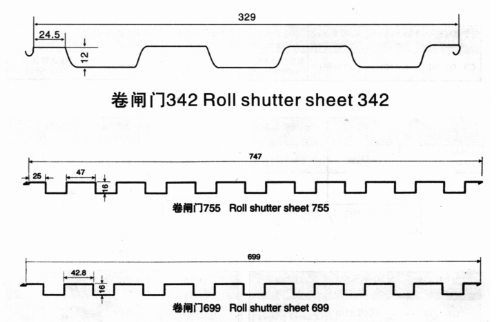 Door Panel Roll Forming Machine, Australia Style Roller Shutter Machine