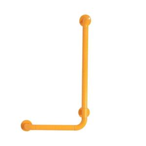 China Wall Mounted L Shape Bathroom Hand Rails 304 Stainless Steel Toilet Assist Bars wholesale