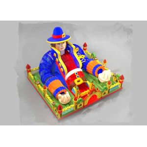 Modern Inflatable Amusement Park , Outdoor Entertainment Golden Bouncy Castle