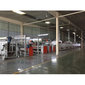 China Working Width 200cm / 400cm Carpet Pre Coating Machine wholesale