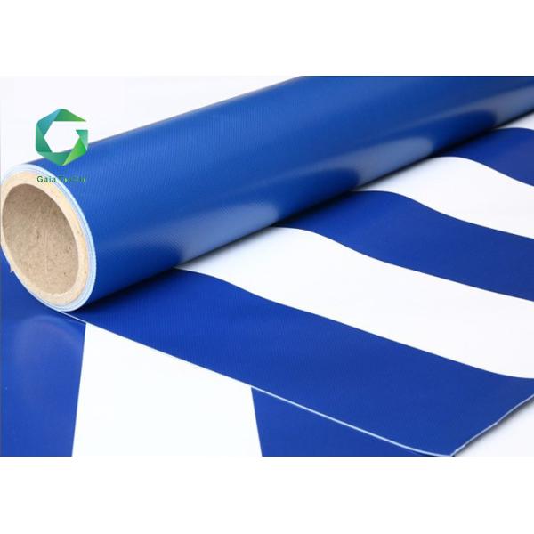 UV Resistant Acrylic Woven PVC Awning Vinyl Coated Waterproof Stripe Tarpaulin 1000d