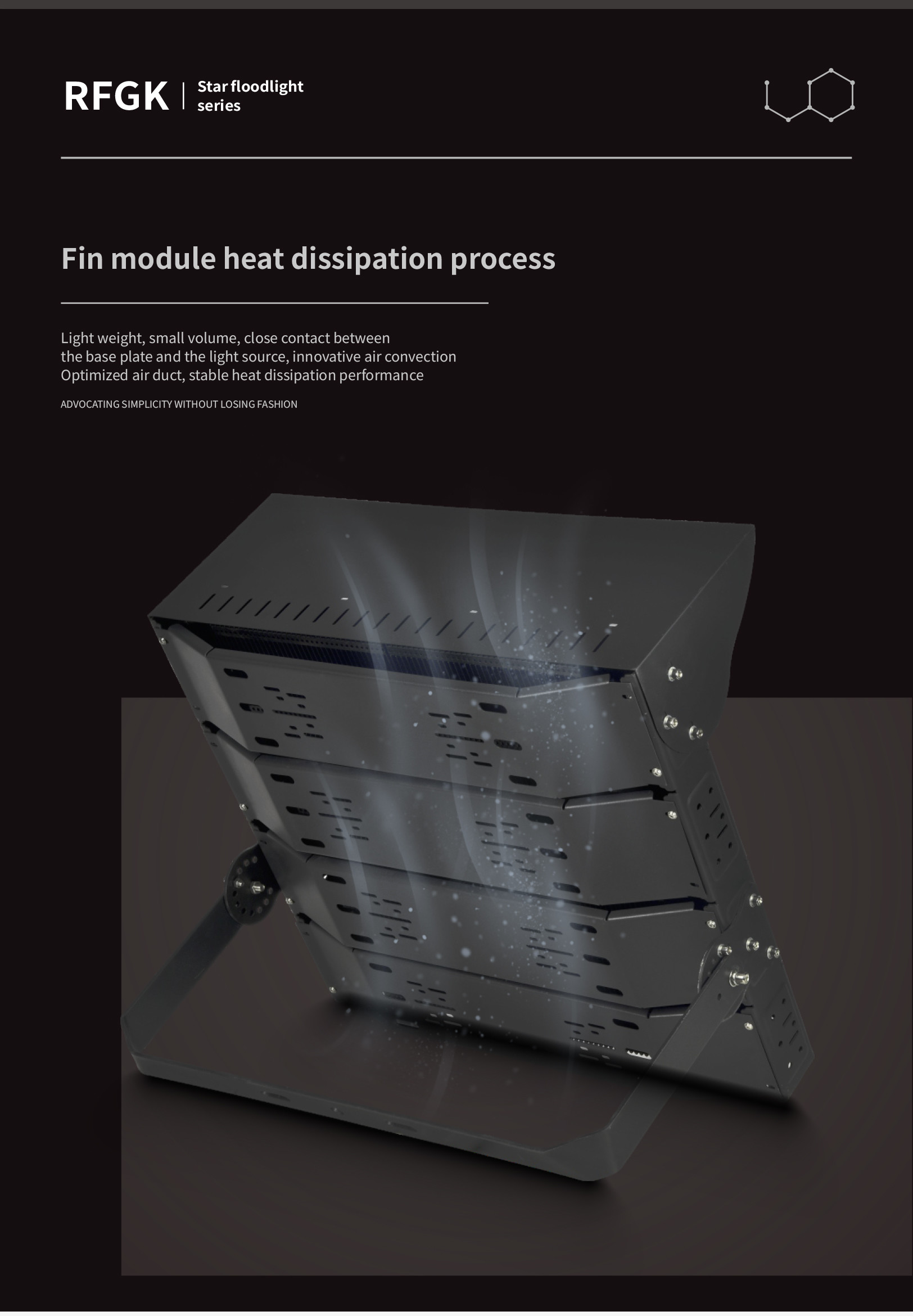 Custom 500 Watt Led Stadium Lights For Arena Field 3 Modules