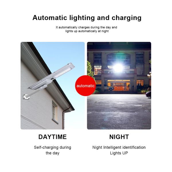 All in One Solar LED Street Light LED Solar Wall Light Garden Street Lamp Bright Outdoor