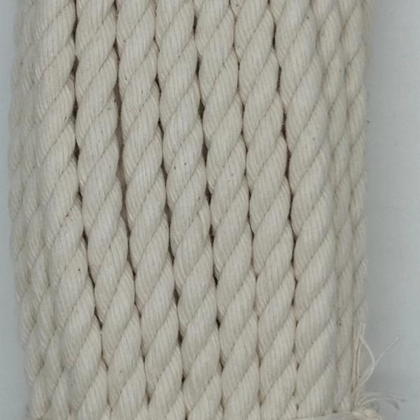 Macrame Cord 5mm Cotton 3 Strands Rope Twine for Various Applications Length 0-10000m