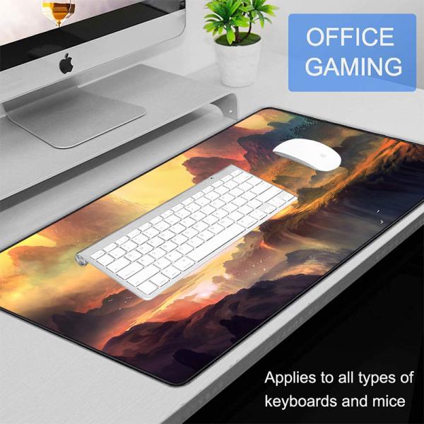 100% Eco-Friendly Non-Toxic Large Mouse Pad for Gaming and Office Customized Design