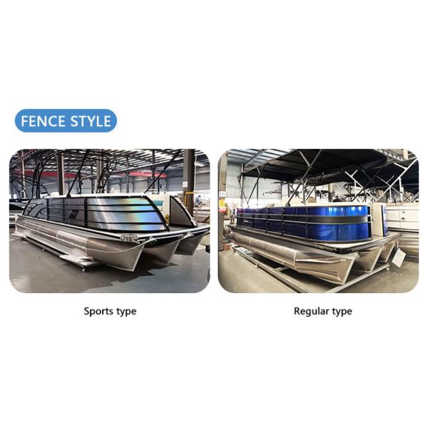 15-18 Passengers Aluminum Party Pontoon Boat Custom Recreational Pontoons 27ft