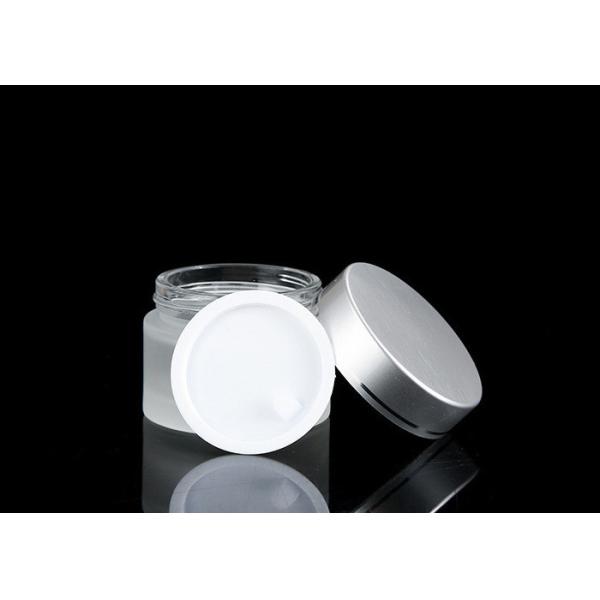 5g 10g 15g 20g 30g 50g Wide Mouth Matte Empty Facial Glass Cream Lotion Jar with White Black Gold Lid