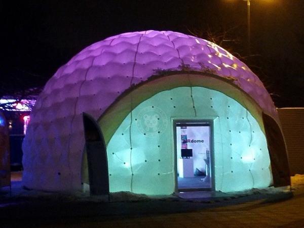 Quality Costomized Outdoor Inflatable Tent With Led Lighting / Printing Inflatable Booth Dome for sale