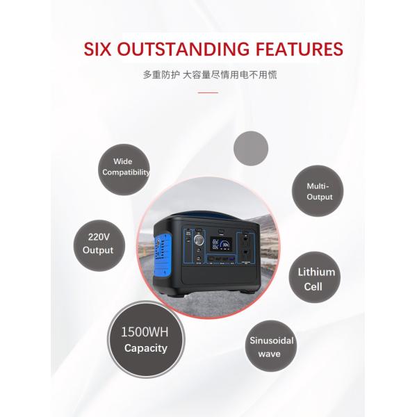 600W Lifepo4 Solar Lithium Generator Battery For Outdoor Camping