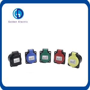 IP67 Wall Mounted Industrial Plug Socket Waterproof Heat Resistant 80