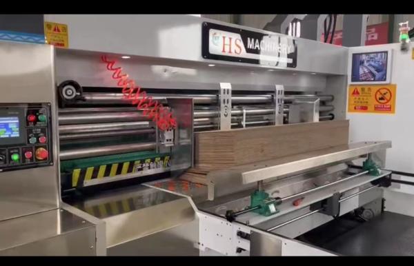 Quality Auto Feeding Printing Carton Box Machine High Accuracy for sale