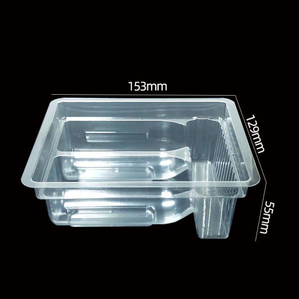Custom PET Blister Tray for 2 Cosmetic Bottles Secure Packaging