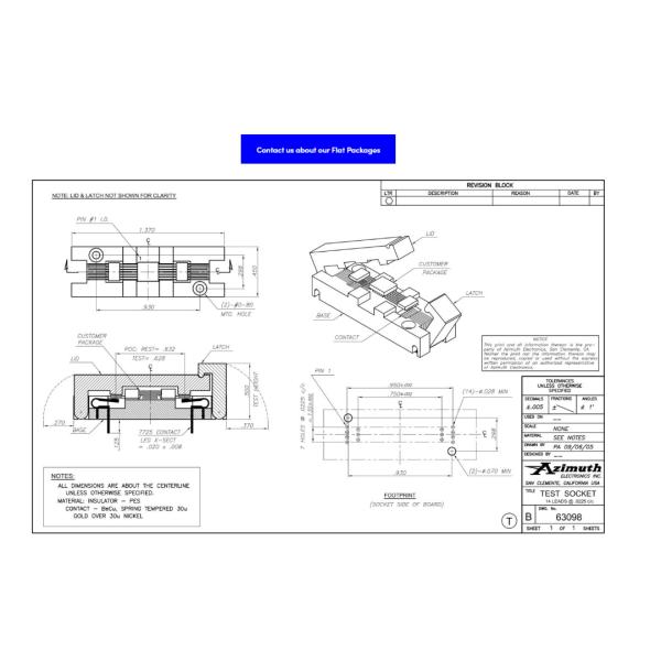 Dual Flat Pack 63213T Contact Closure The Essential Component for Your Business Success