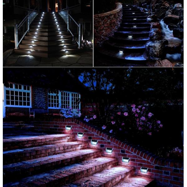 appppp.jpg Daylight Sensor Solar Stainless Steel LED Stair Light Solar Wall Light Solar Step Light