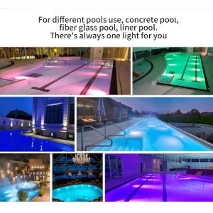 Fiberglass 2 Inch 12V Swimming Pool Lights Fixture LED SMD2835