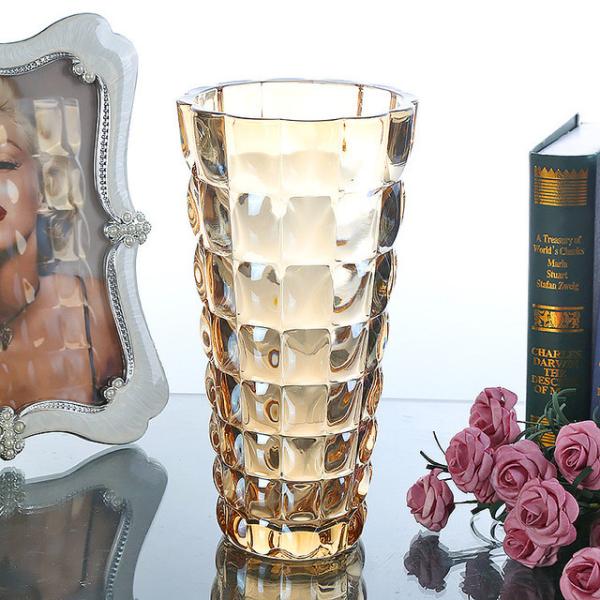 Colorful Crystal Vase Home Decoration Vase Flower Contatiner