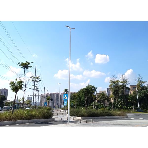 China Q235 Steel Pipes Galvanised Street Light Pole Double Arm Tapered wholesale