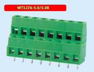 China Double - Layer PCB Terminal Block Spacing 5.0/5.08 Mm Plastic Terminal Block wholesale