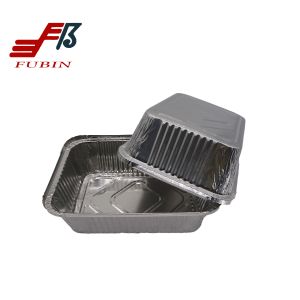 2100ml Rectangular Foil Trays Takeaway Aluminium Foil Packaging Box