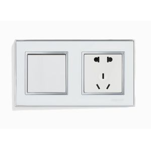 China 163.5mm 91.5mm Brass Switches And Sockets Electric Plugs Sockets on sale