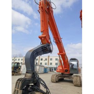 Buy cheap 33T Sheet Pile Driver Used Hitachi Excavator ZX330-6 560 L Fuel Capacity from wholesalers