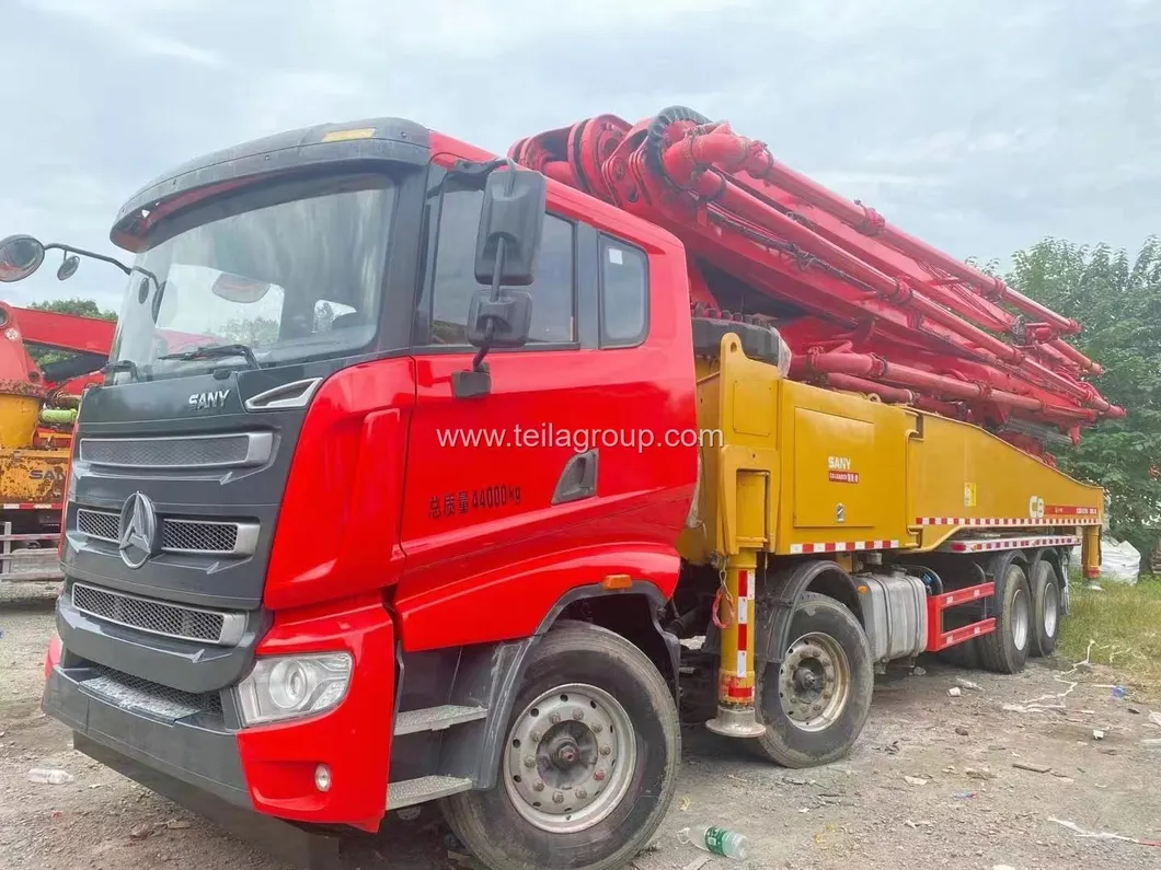 Used 2020 Sany 56m Concrete Pump Truck Boom Pump Concrete Machine