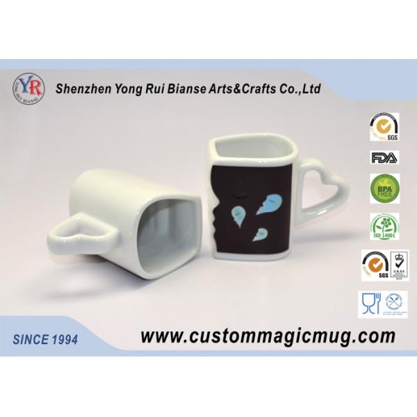 Ceramic 280 ml Custom Couples Coffee Mugs for Valentine's Sweet Gifts