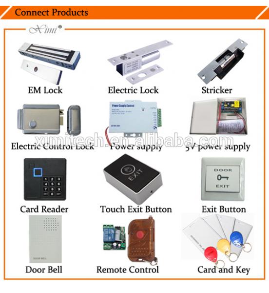 Zkteco 125Khz Rfid Card Reader Wiegand Tcp/Ip Door Access Control System Reader Time Attendance And Access Control