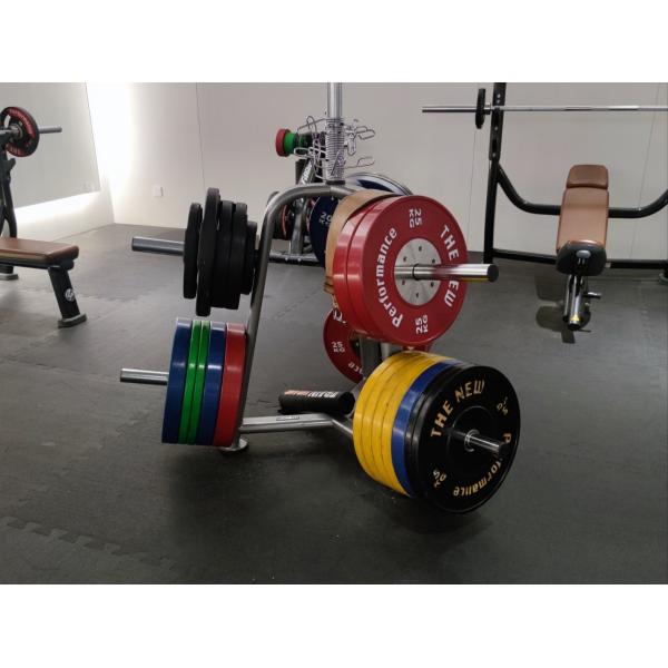 51mm Rubber Dumbbell Plates 15kg Fitness Gear Weight Plates Black