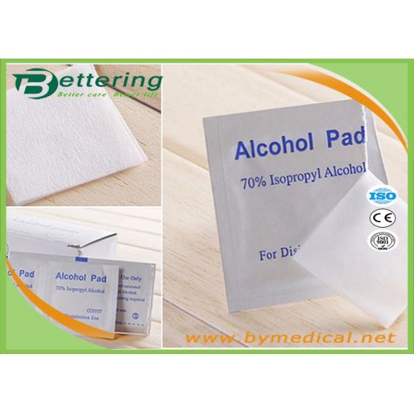 First Aid Medical Sterile Alcohol Prep Pads / Alcohol Prep Swabs Non Woven Material