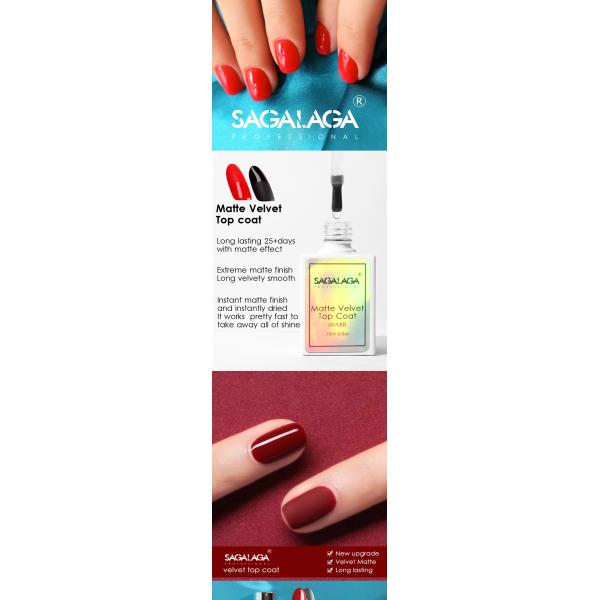 LED Lamp 30s Cure Time Private Label Gel Top Coat for High Shine Gel Polish MSDS Certified and No Wipe