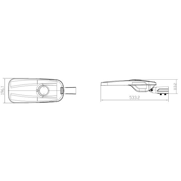 25W 30W 50W 60W 75W LED Street Light Road Light LED Area Light IP66 IK09