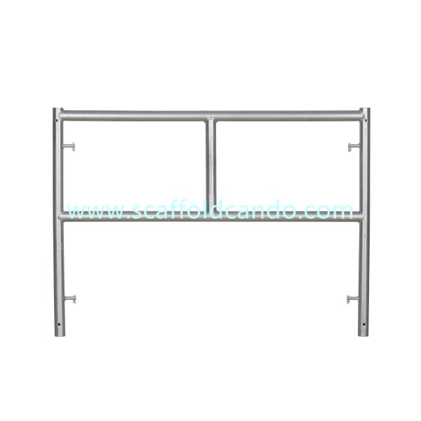 Q235 pre-galvanized painted scaffolding door frame ladder frame 1219*1700, 914*1700, 914*1524mm for construction project