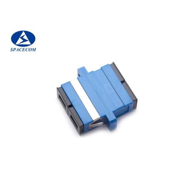 China SC PC Duplex Fiber Optic Adapter Separated Design With Shutter wholesale