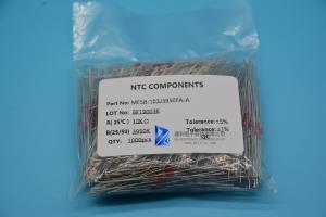 China MF58 Glass Shell 3950 DIP NTC Thermistors MF58-103J3950FA-A wholesale