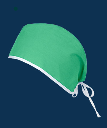 Single Elastic Disposable Surgical Cap Disposable Scrub Hats With Absorbable Tape