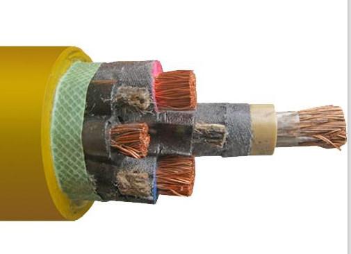 Quality Copper Braiding Multicore Power Cable 3.6 / 6 KV With Monitoring Flexible Cores for sale