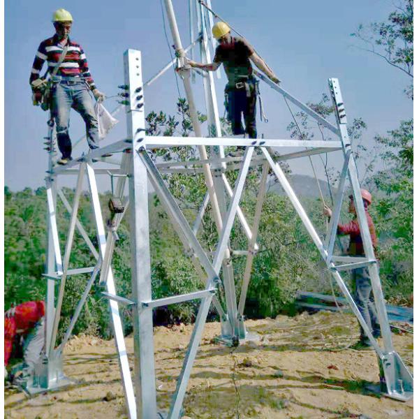 Self Support Galvanized Steel 5G Mobile Communication Tower Free Standing Pylon And Mast