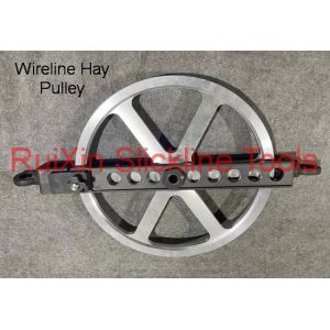 Cast Aluminum Wellhead Wireline Hay Pulley For Well Intervention