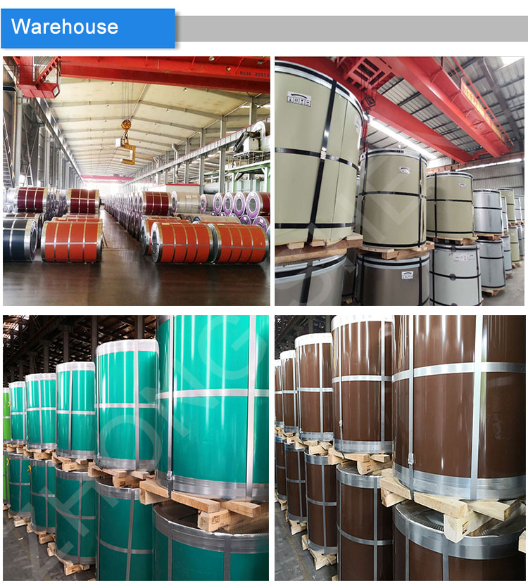 JIS Standard PPGI Color Coated Steel Coil with Coil ID 508/610mm and PPGI Steel Coils Sheet