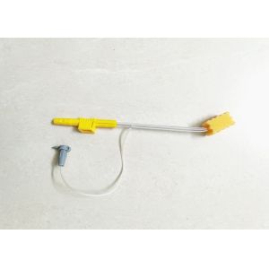 China Hygiene Oral Care Swab Suction Toothbrush With Sponge Head on sale