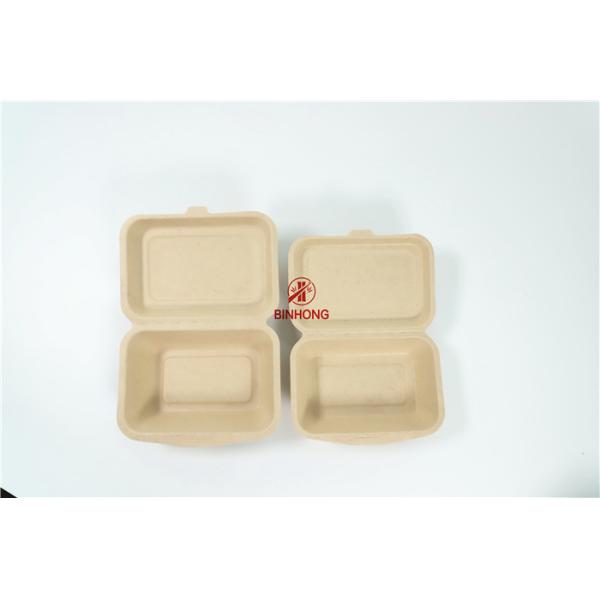 Sugarcane Desechables Fast Food Packaging Box Biodegradable Compostable