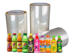 China Versatile PVC Heat Shrinkable Sleeve Roll For Beverage Bottlel Packaging wholesale