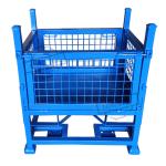 China Four Wheels Auto Parts Stackable Pallet Cages Powder Coating wholesale