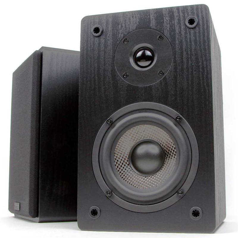 Powered Bookshelf Stereo Speakers 120W Studio Monitors Speaker For Music Gaming Turntables
