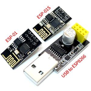 UART GPIO0 ESP-01 Wireless Wifi Module ESP8266 CH340G Esp01 Programmer Adapter