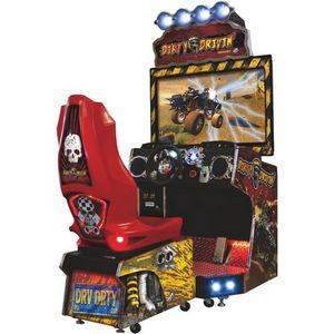 Quality Coin Operated 42 Inches Driving Racing Car Simulator Arcade Game Machine/Dirty Driving Game Machine for sale