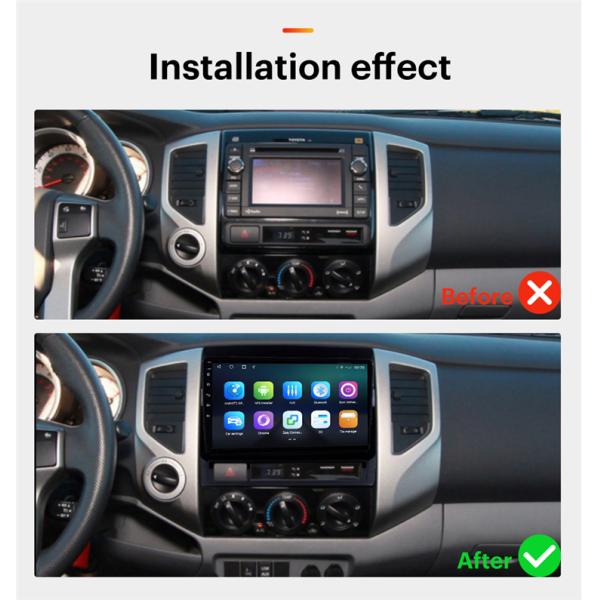 2 Din Android 12 Car Radio GPS Navigation WIFI 4G Carplay For Toyota Tacoma 2005-2013