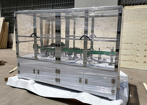 220V 0.6Mpa 20PPM Sanitary Napkin Wrapping Machine