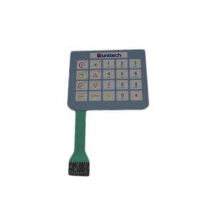 3M467 Flat Membrane Switch With Extension Cables And Multiple Connectors